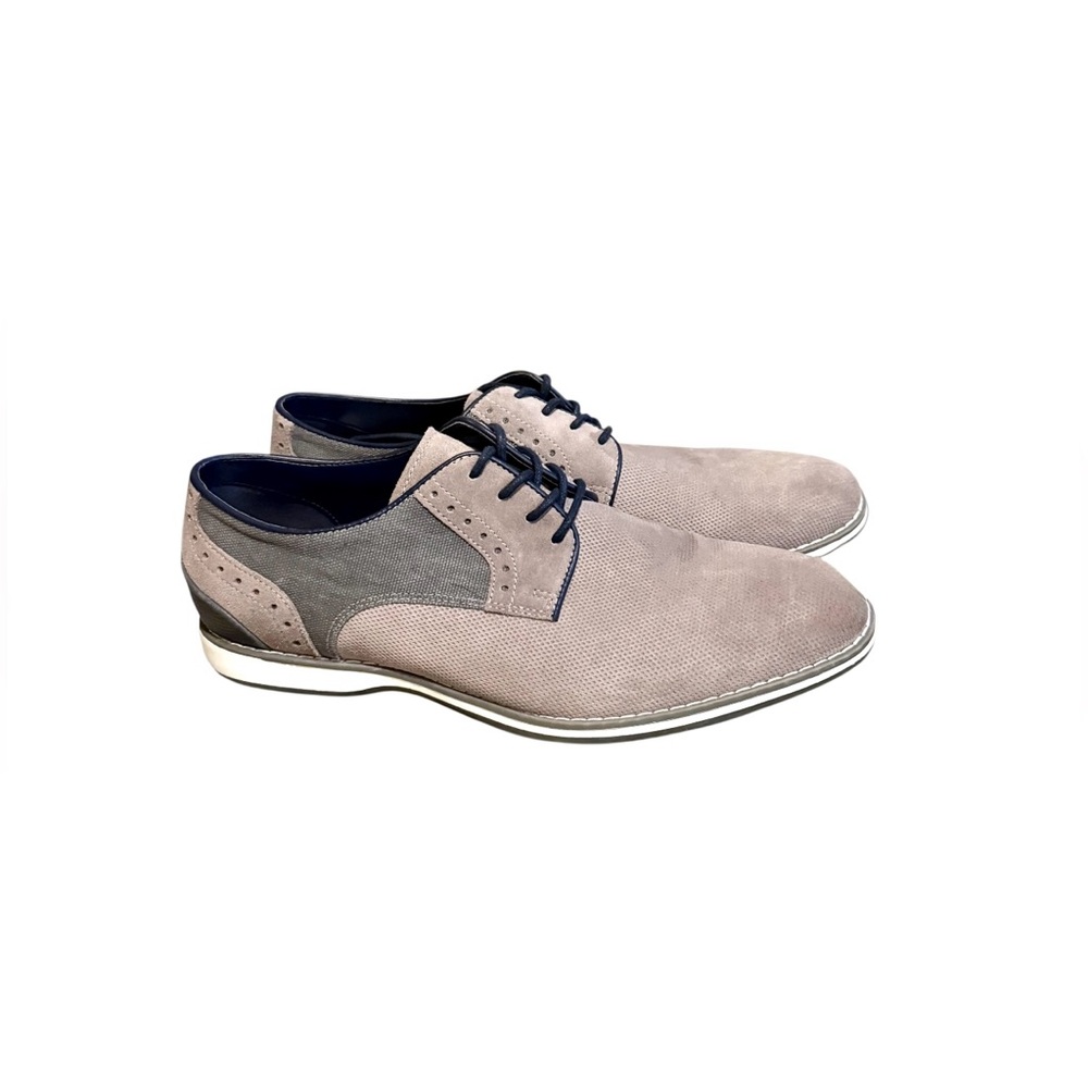 Kenneth Cole Reaction Men’s Weiser Perforated Soft Suede Derby Shoes